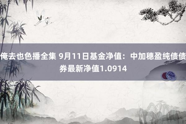 俺去也色播全集 9月11日基金净值：中加穗盈纯债债券最新净值1.0914