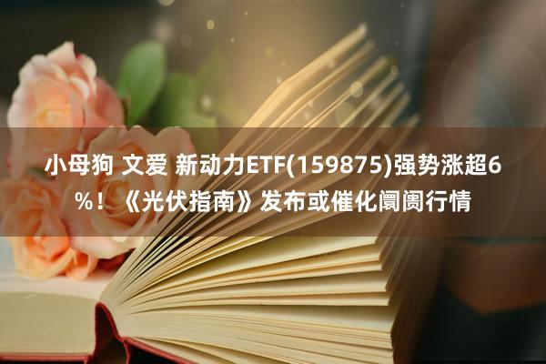 小母狗 文爱 新动力ETF(159875)强势涨超6%！《光伏指南》发布或催化阛阓行情