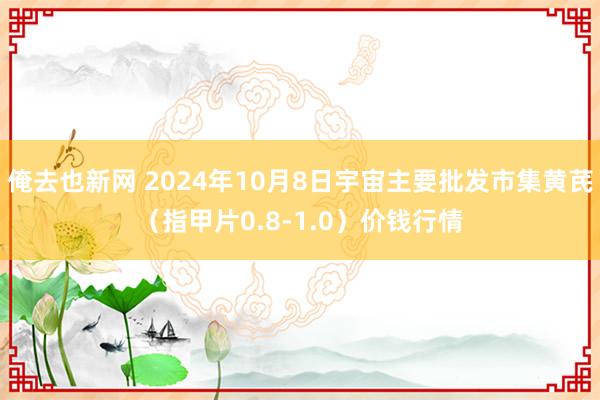 俺去也新网 2024年10月8日宇宙主要批发市集黄芪（指甲片0.8-1.0）价钱行情