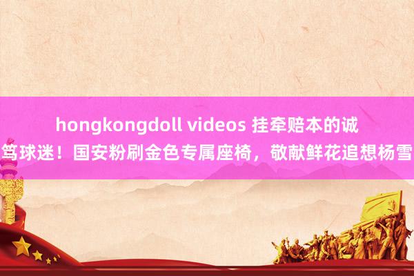 hongkongdoll videos 挂牵赔本的诚笃球迷！国安粉刷金色专属座椅，敬献鲜花追想杨雪