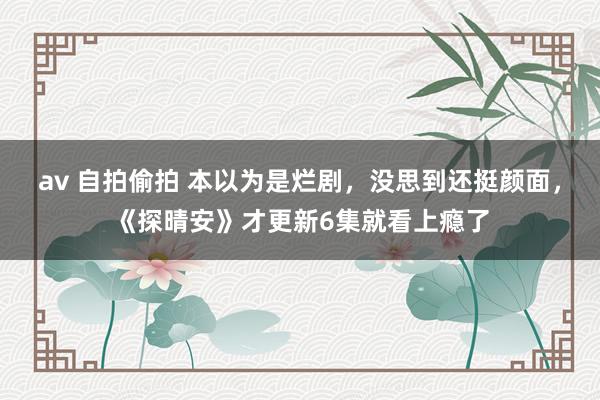 av 自拍偷拍 本以为是烂剧，没思到还挺颜面，《探晴安》才更新6集就看上瘾了