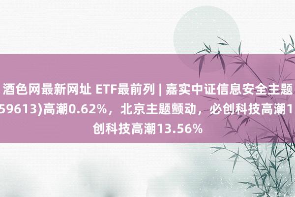 酒色网最新网址 ETF最前列 | 嘉实中证信息安全主题ETF(159613)高潮0.62%，北京主题颤动，必创科技高潮13.56%