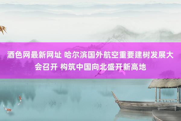 酒色网最新网址 哈尔滨国外航空重要建树发展大会召开 构筑中国向北盛开新高地